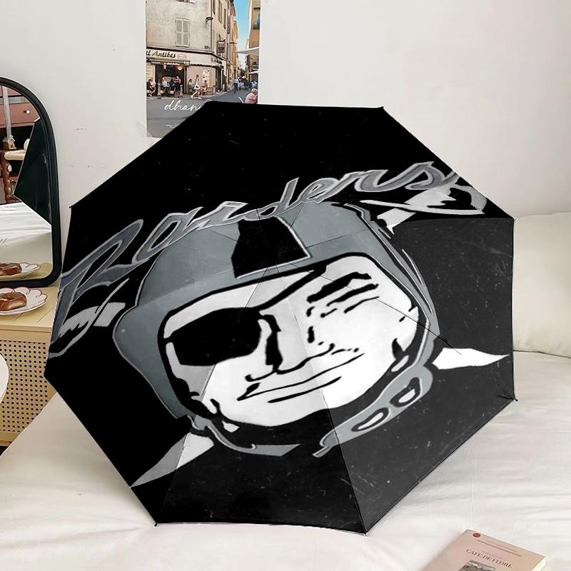 Rai-ders Football Legacy Umbrella 8-Frame for Travel, camping, Casual Lightweight Portable Umbrella, Essential for every family Holidays Gift