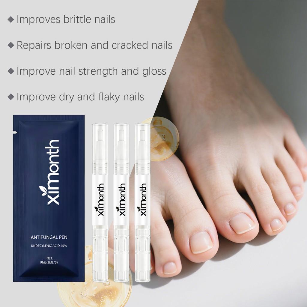 XIMONTH Pluma Sérum para el Cuidado de las Uñas Hidrata Cutículas Manos Pies Uñas Brillo Rápido Tratamiento Suave para Uñas Pluma