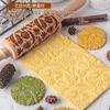 Creative Pattern Embossing Rolling Pins Are for Biscuit Doughers Decorative Printed Sticks Household DIY Baking Tools