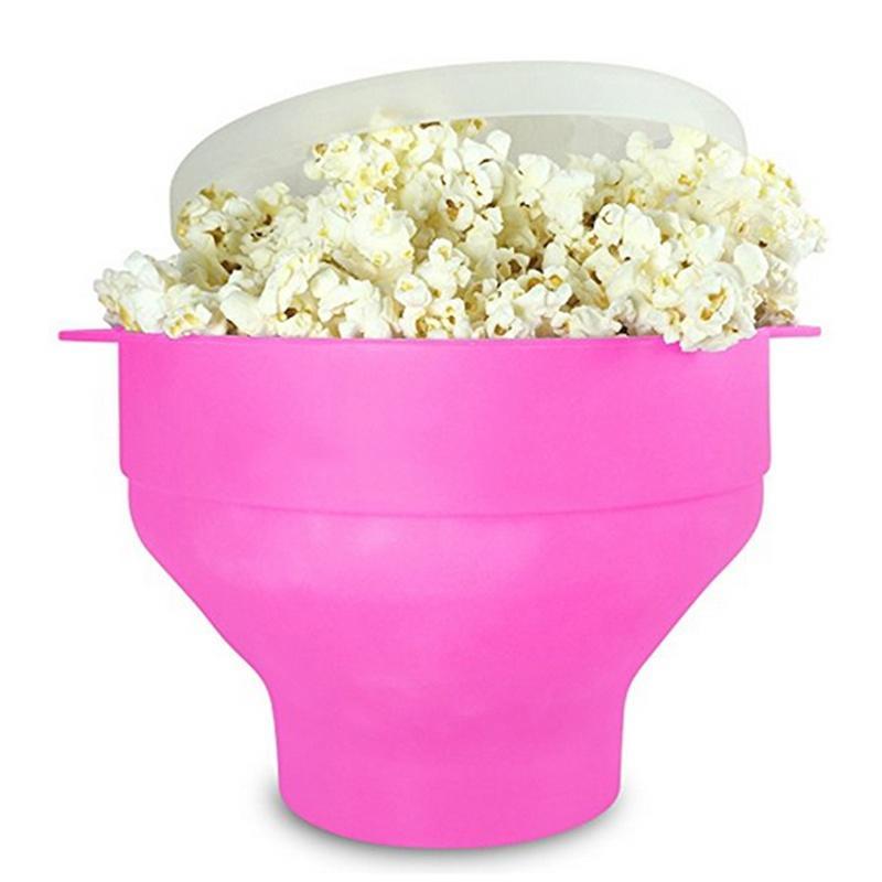 Buy Microwave Popcorn Popper Silicone Popcorn Maker Collapsible Bowl Purple At Affordable Prices Free Shipping Real Reviews With Photos Joom