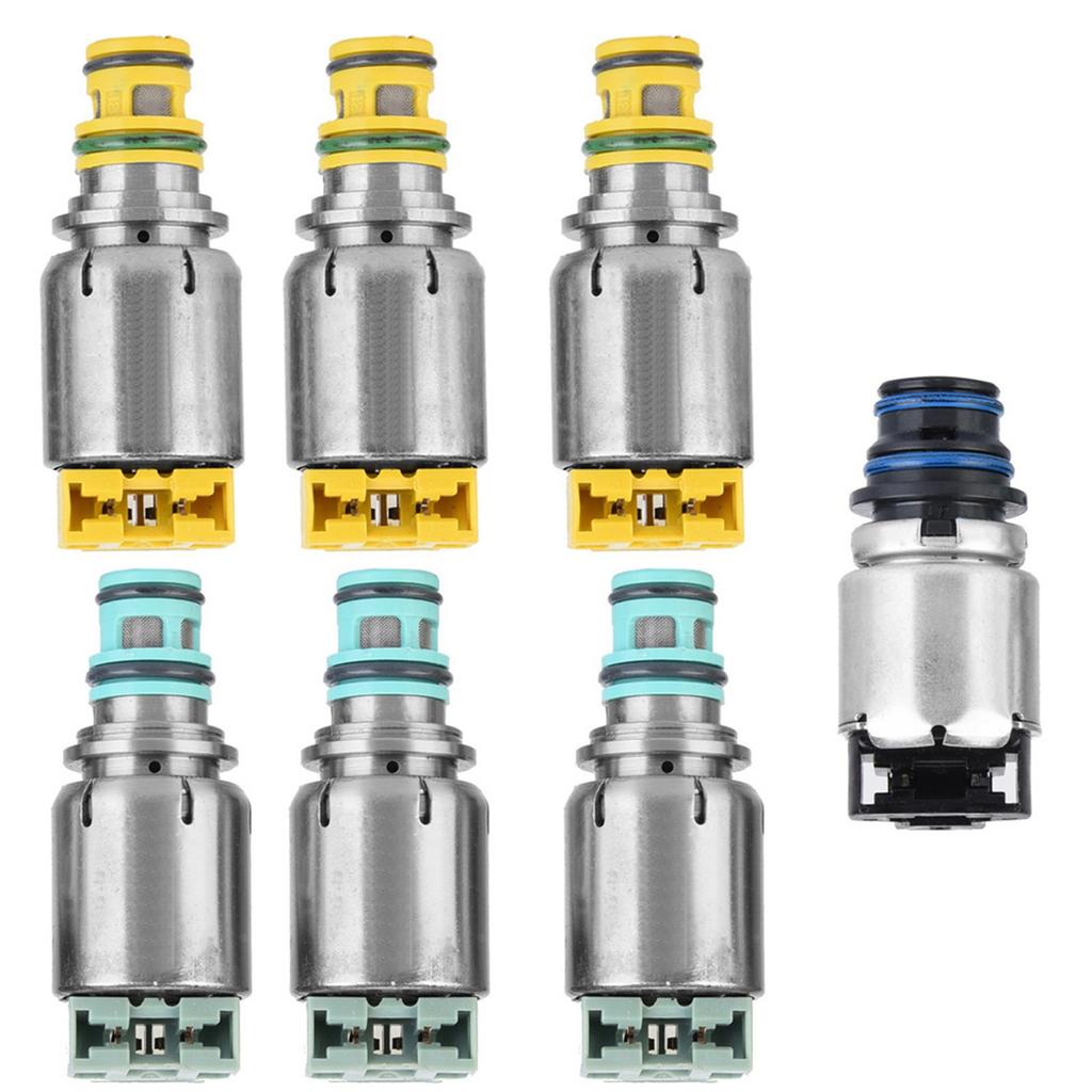 7 Stück   Magnetventilsatz Hohe Qualität Aftermarket Professionelles Kit für   6T45E 6T40 Metall 27.6oz