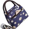 Women's Waterproof Oxford Cloth Handbag & Mummy Canvas Tote - Small Square Bag with Umbrella Pocket