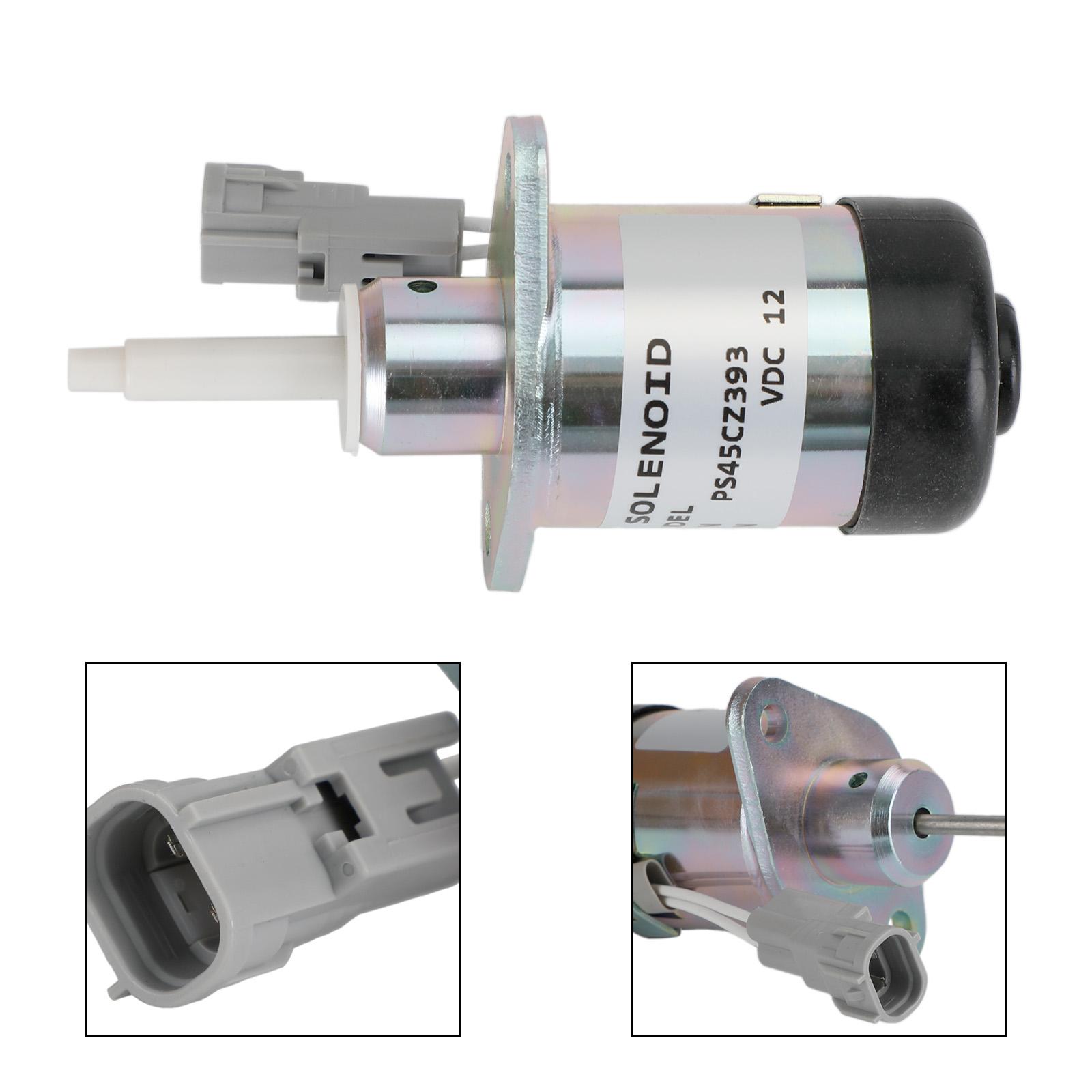 

Fuel Shut Off Solenoid PS45CZ393 For Kubota V2607 V3307 Linde 1219 VOLVO55/80D