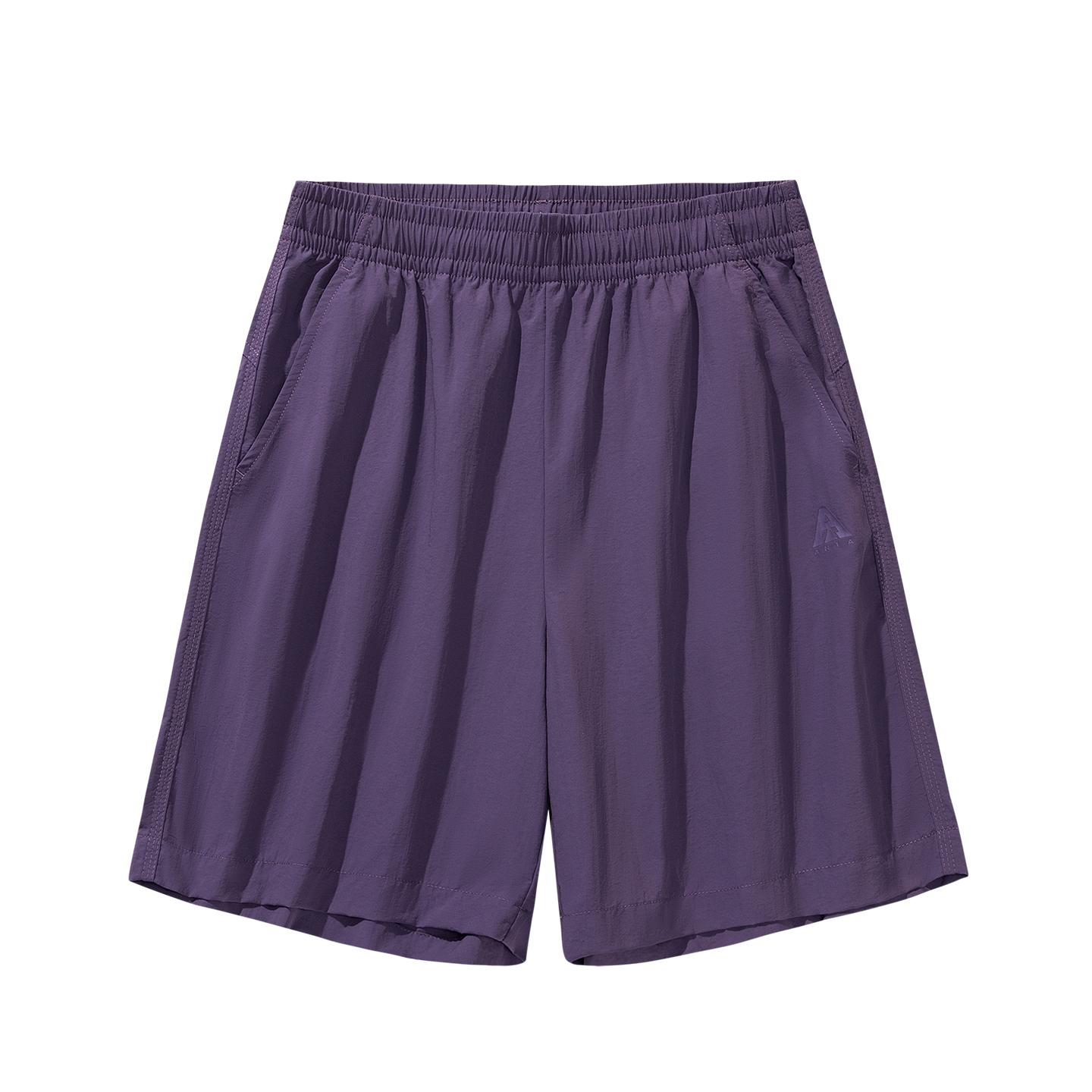 Anta Outdoors Woven Five-Point Shorts Summer Casual Shorts Women shorts Phantom-Purple 962626505-4 XS