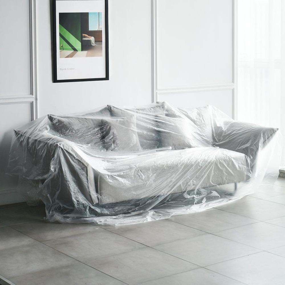 Plastic Waterproof Dust Cover Furniture Protection Protective Film  Living Room Kitchen