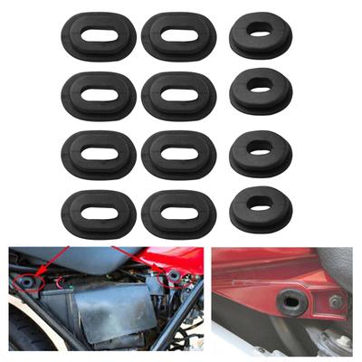 12-teiliges Gummitüllen-Sortiment-Kit, Gummitüllen für CG125 CB 100 550K 550F 750F CB125S CL XL 100 125 SL