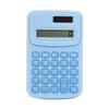 Mechanical Calculator 8 Digit Large Solar Power and LCD Display Big Button Cute Candy Colored Calculator Suitable for Office
