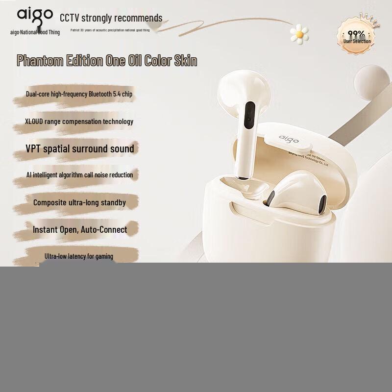 Aigo TJ35 True Wireless Bluetooth Earbuds