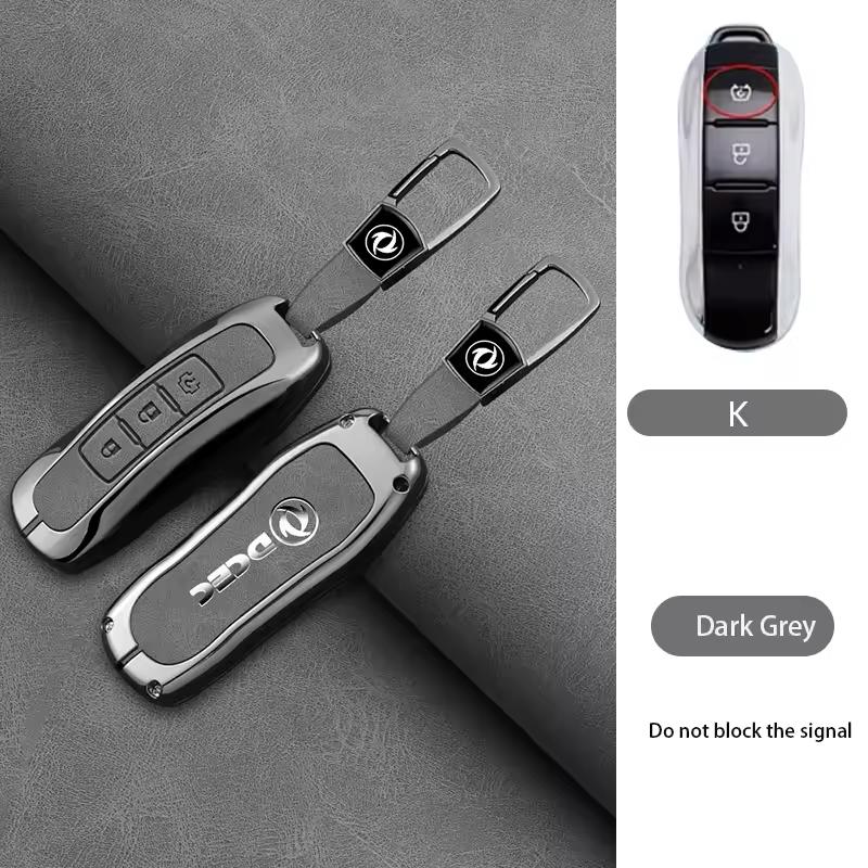 3 button car keychain case, suitable for Dongfeng Fengxing Fengguang ix5 580 ix7 Seres Sf5 2021 car keychain keychain accessorie