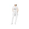 Emporio Armani Solid Color Letter Pattern Printed Round Neck Short Sleeve T-Shirt Women Tops White 3R2T7A2-JQ4Z1-0100