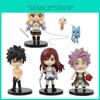 Fairy Tail Pvc Toy Figurine Pack With Assembled Design For Anime Enthusiasts And Gift