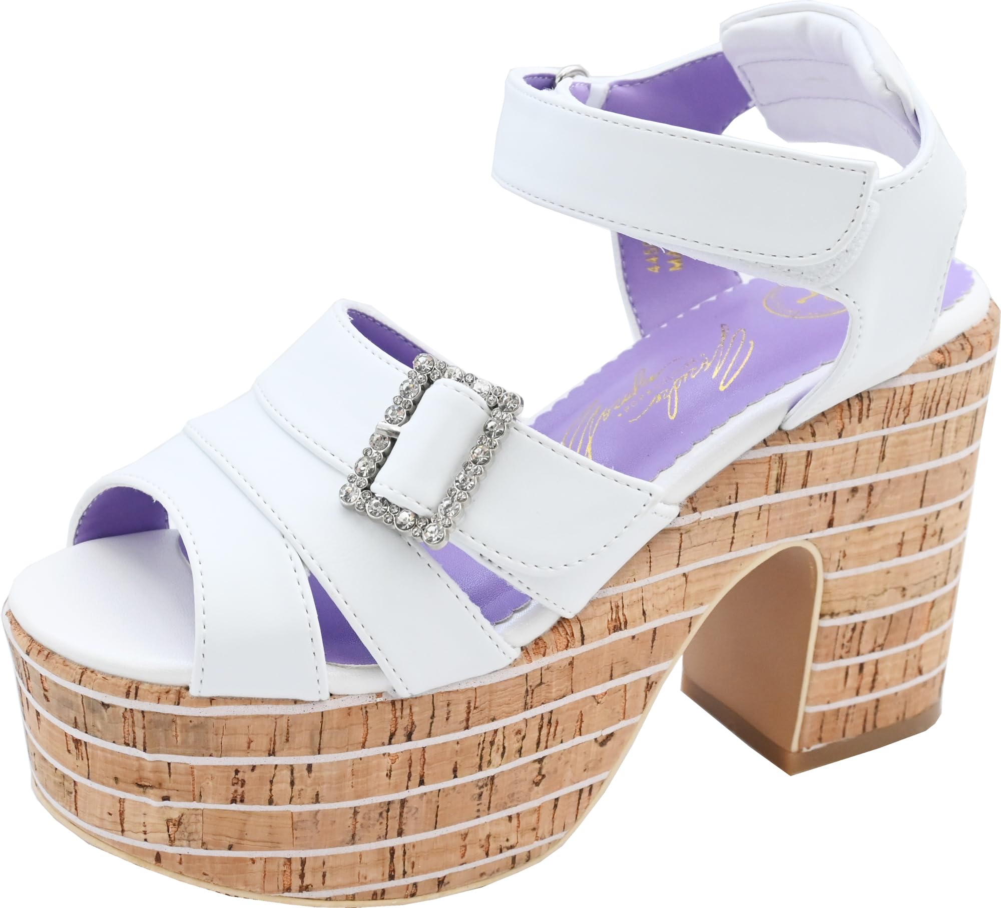 

Yosuke Women s White Combination Sandals, Sizes 23.0cm-23.5cm, 4450044