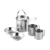 5-Piece Portable Stainless Steel Camping Cookware Set