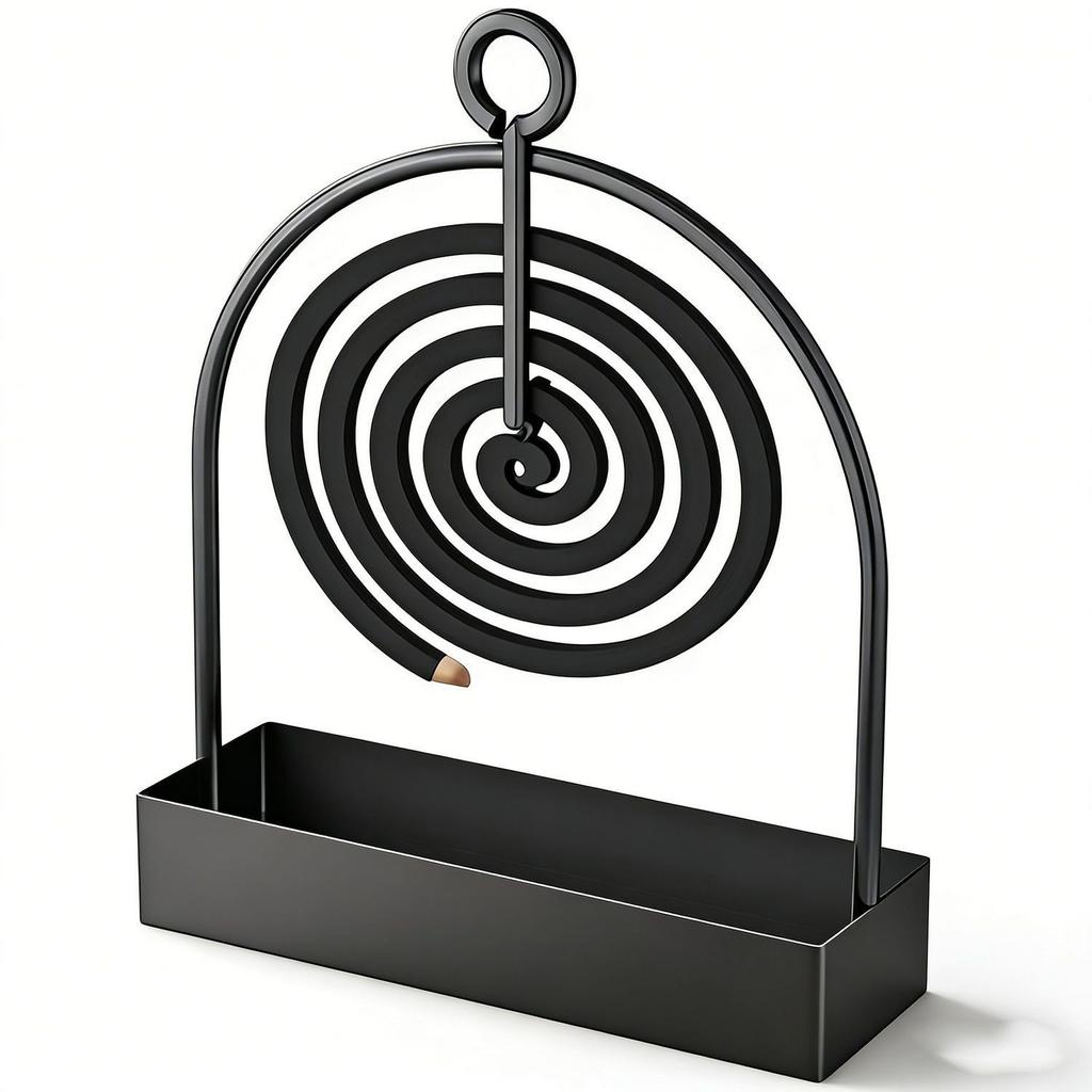 Supporto Metallico per Brucia-incenso per Zampironi & Bruciatore Sospeso per Sandalo per Casa Camera da Letto Soggiorno Patio Campeggio Decorazione