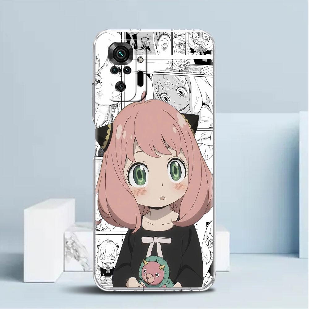 ShockProof Phone Case for Redmi Note 11 11E 10 9 8 Pro 11S 9S 10S K40 9A 9C 8T 7 10C 9t 9s Soft Cover Latest Comics Spy Family