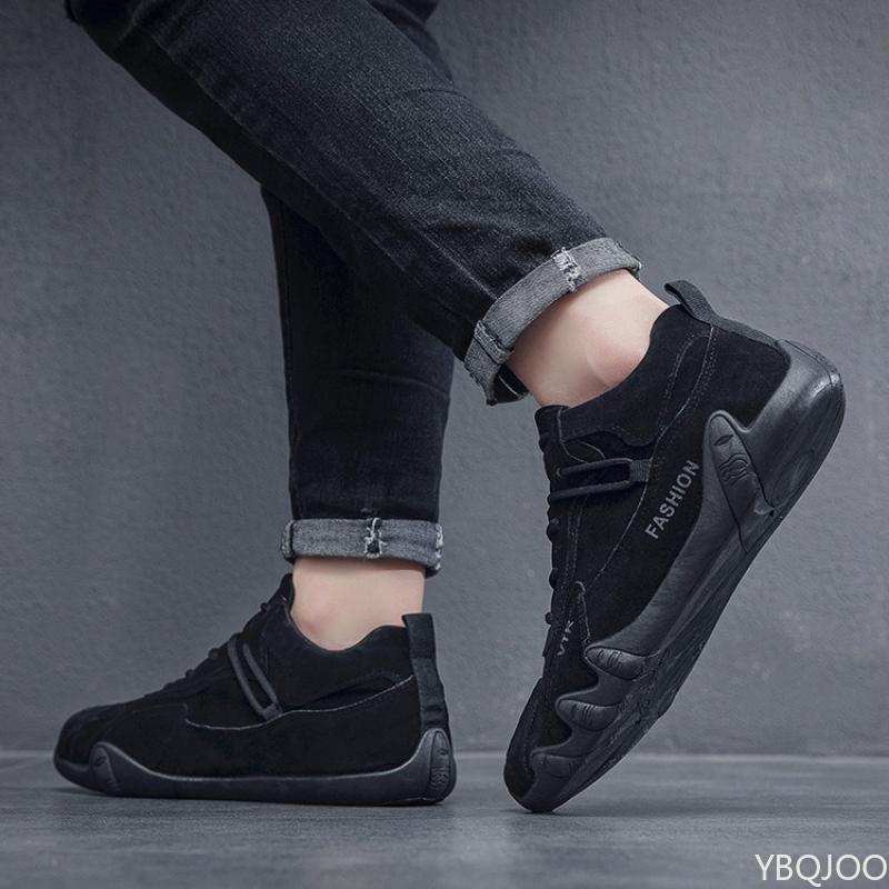 Winter Men's Round Toe Trendy Versatile Shoes Anti Slip Thickened Warm Simple Comfortable Daily Casual Men's Cotton Shoes