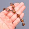 Carnelian Rough Stone Trendy Chain Electroformed Sacral Chakra Necklace Copper V-21