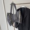 Large Capacity Ruched Bowknot Shoulder Bag Cotton Padded Crossbody Bags  Students