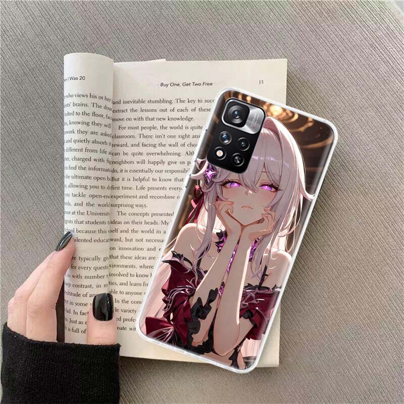 Honkai Impact 3rd Phone Case For Redmi Note 13 12 Pro Plus 14 15 Pro 5G 11 11T 11E 11S 10 Pro 10S 9 9S Cover Cell Clear TPU Capa