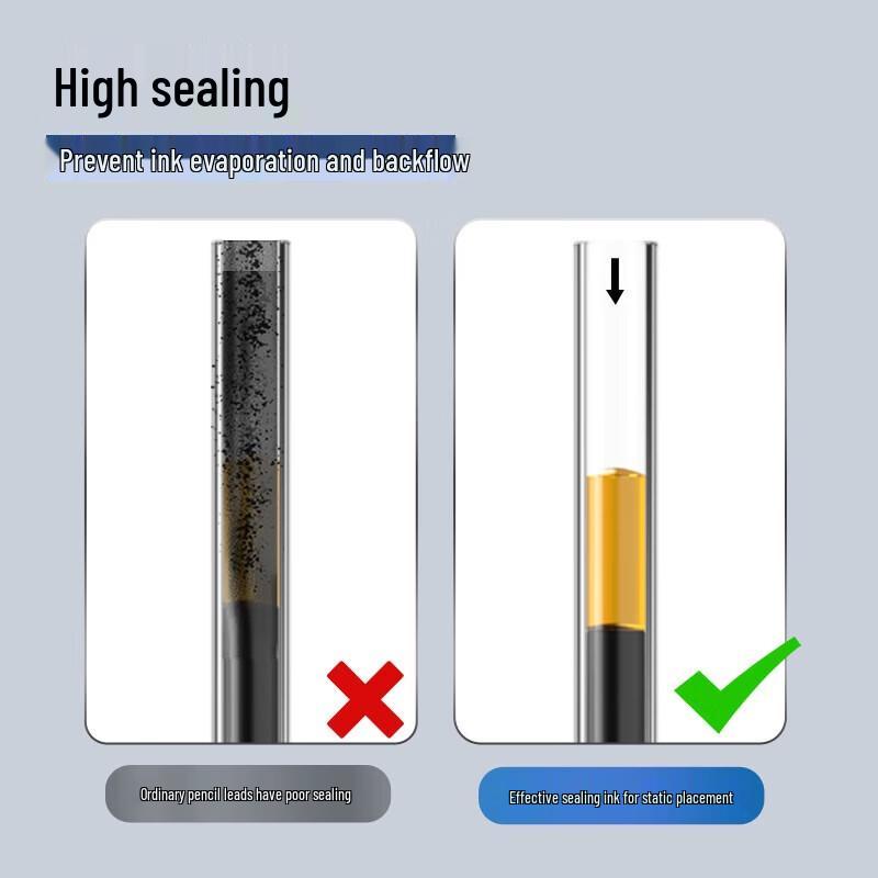 M&G G-5 Gel Pen Refills, 0.5mm Black Needle Tip, 40 Count