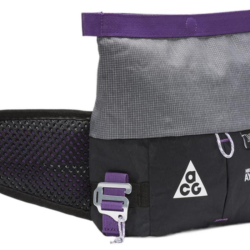 Nike Polyester Fanny Pack Regular Unisex Black & Cool Gray & White Casual DV4051-010