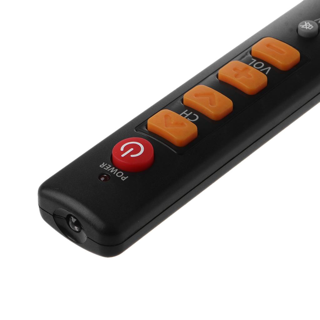 Black 6-key Pure Learning Remote Control for TV STB DVD DVB HIFI TV Amplifier Player Set-top Box Remote Controller