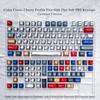 136 Keys Comic White English Korean German Layout Keycaps Dye Sub PBT Keycaps Cherry Profile for MX Switches Gaming Keybaord
