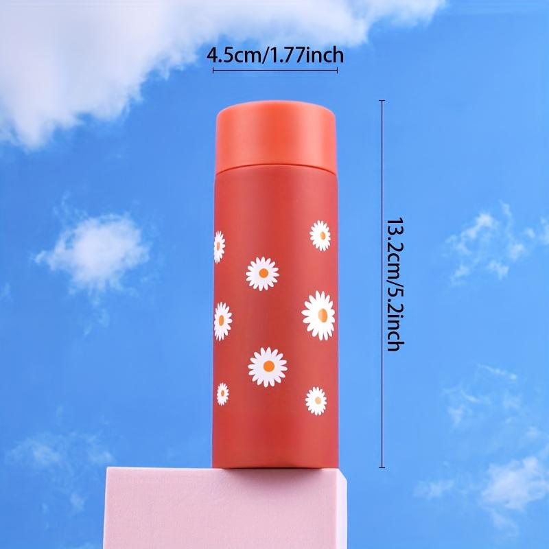 

120 мл карманный мини-термос бутылка для воды симпатичная маленькая нержавеющая сталь стакан чашка портативная термоизоляция кофейная вода чашка 120ml красный