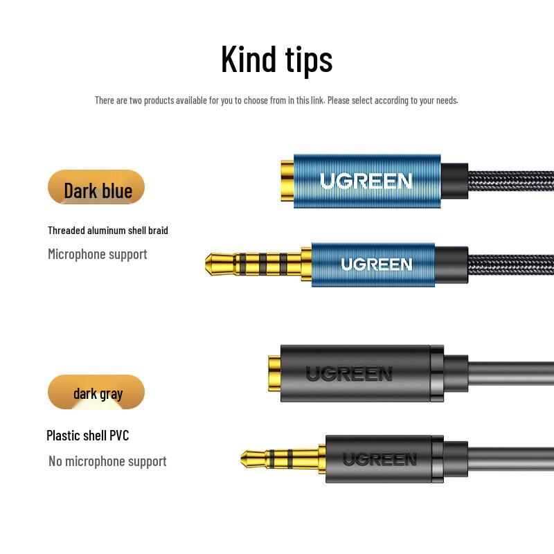 UGREEN 3.5mm Male to Female Audio Extension Cable