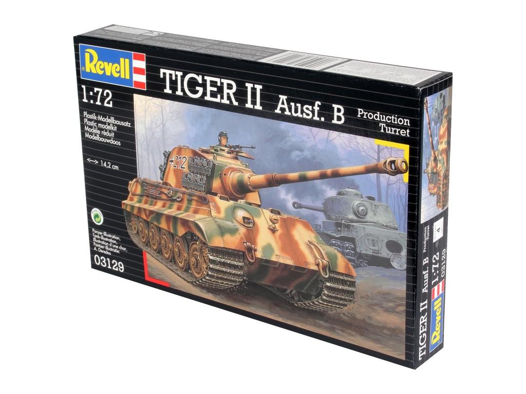 Německý Revell Měřítko Panzer VI King Tiger 03129 Plastový model 1/72