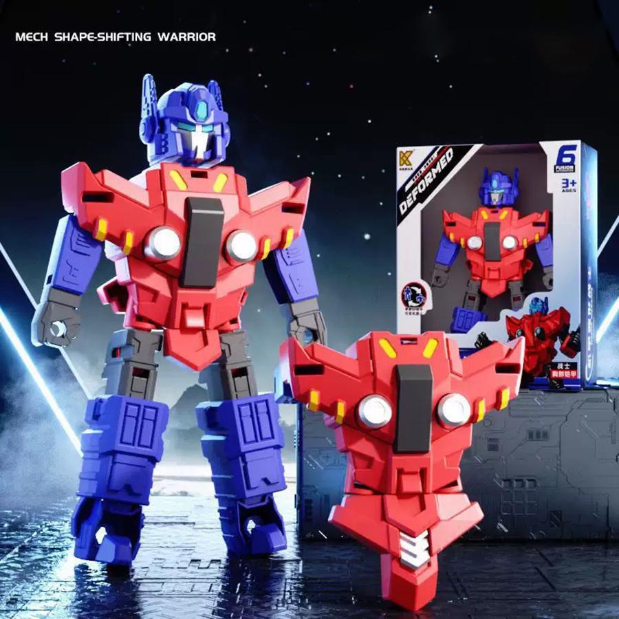 6In1/Transformation First-Class Car Top-Grade Anime-Show Mechanical Machine Construction-Kit Superior-Grade One Superior-Grade Step Superior-Grade