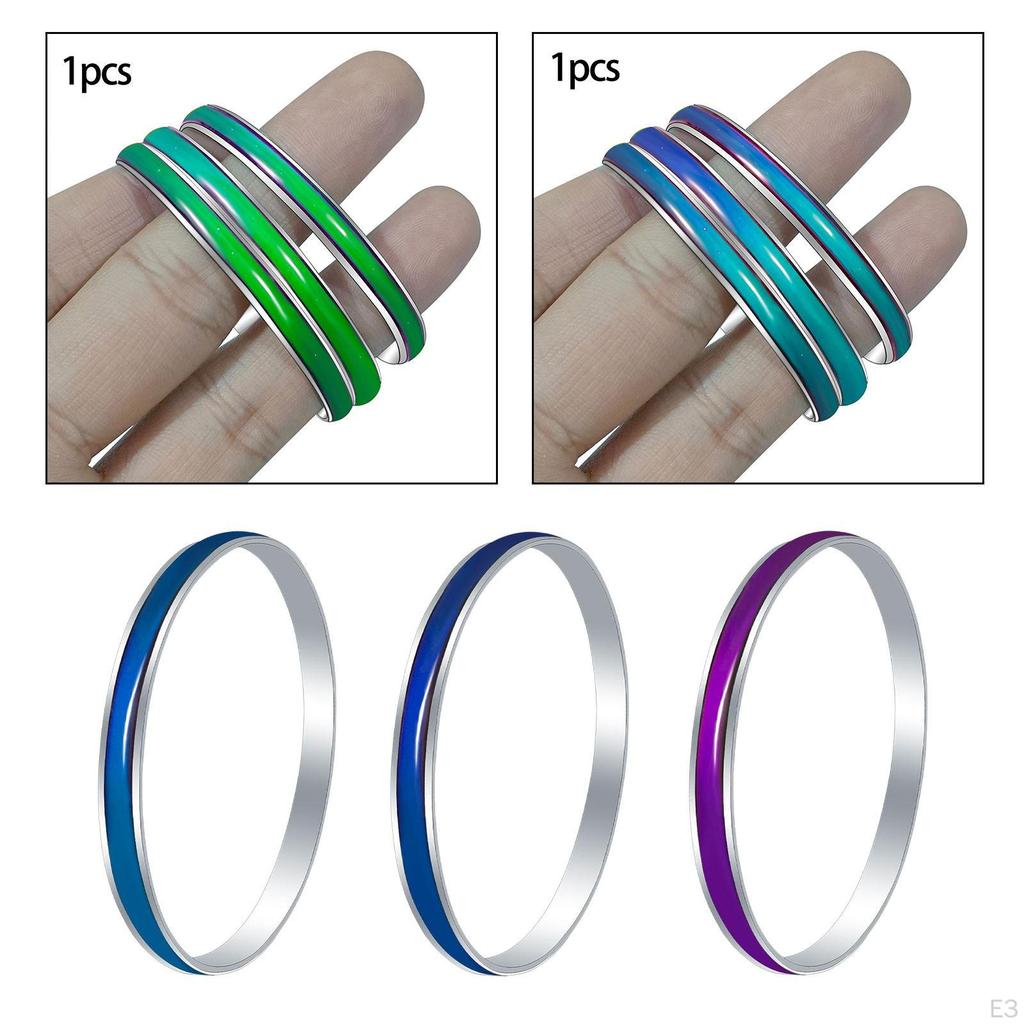Mood Bracelet Bangle Thermochromic Cuff for Women Mom
