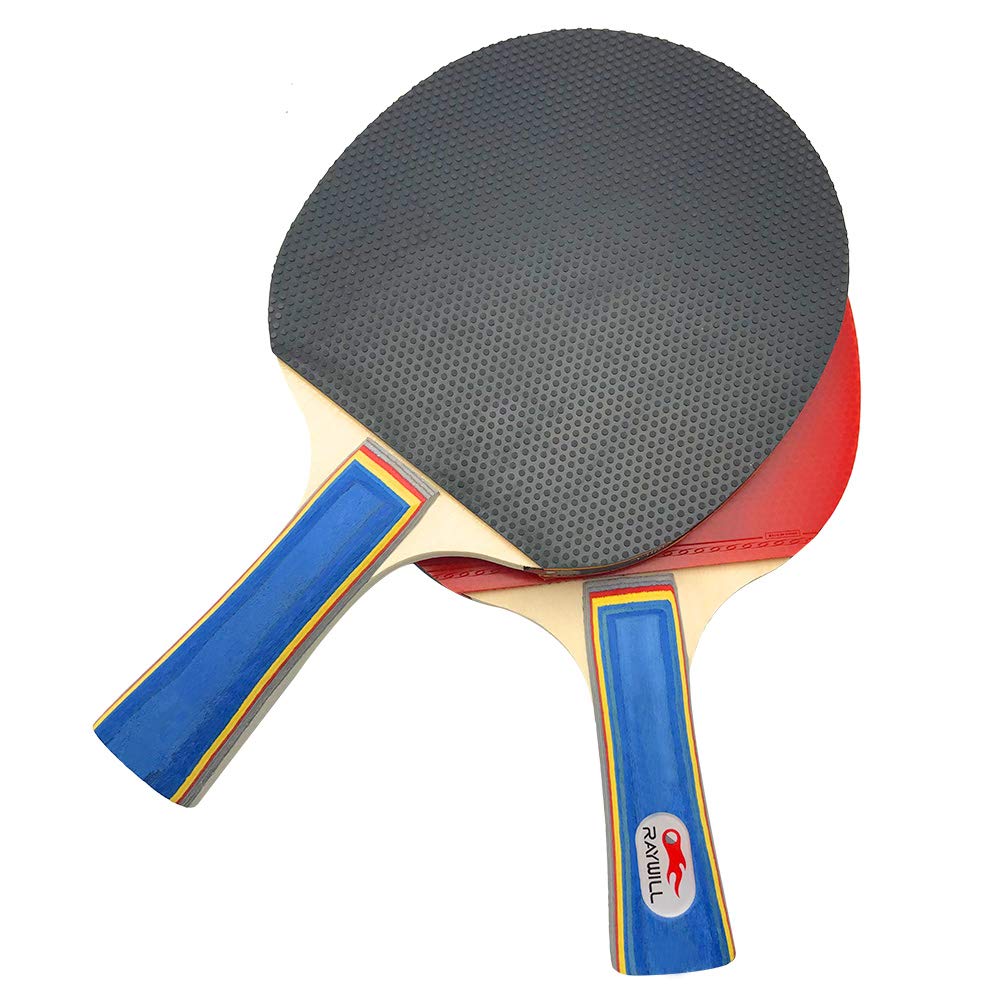 Portable Table Tennis 2 3 Ping Pong Table Tennis Set with Storage Easy To Use Racket, Rackets, Balls, Bag, (Set) (Racket)