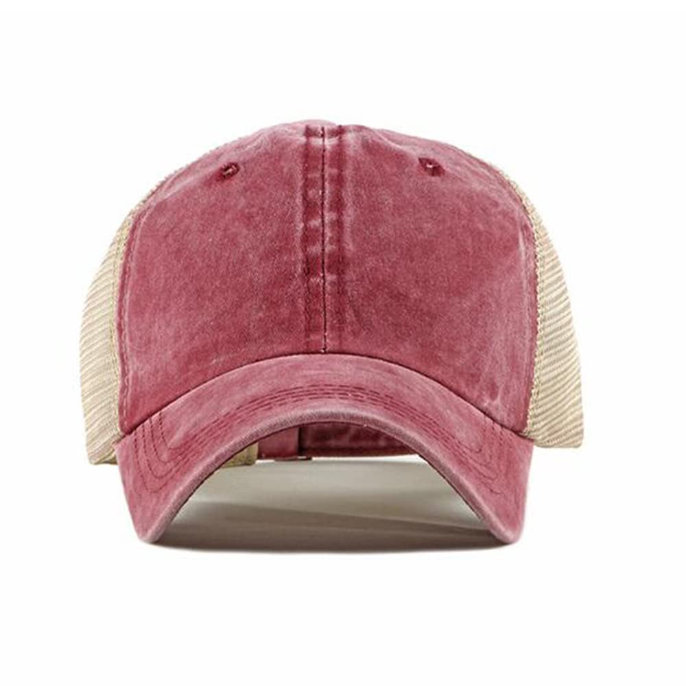 Croogo Mesh Trucker Solid Color Baseball Sweat BB Sun Sports Running Lightweight Cap, Breathable, Cap, Cap, Cap, Protection, Cap, Cap, Driving,
