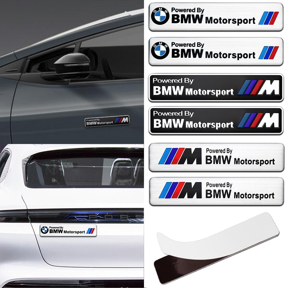 Car Body Trunk Decoration Aluminum Sticker Auto Modification Accessories For BMW M Performance E46 E90 E60 F10 F30 E39 E36 F20 SK8