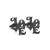 Letter LOVE Cufflinks Stainless Steel Personalized Design Niche Temperament Clothing Accessories