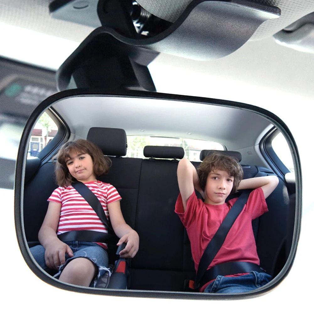 Clip-On 360 Rotation Baby Car Mirror 2 in 1 Car Rear Convex Mirror  Car Accessories