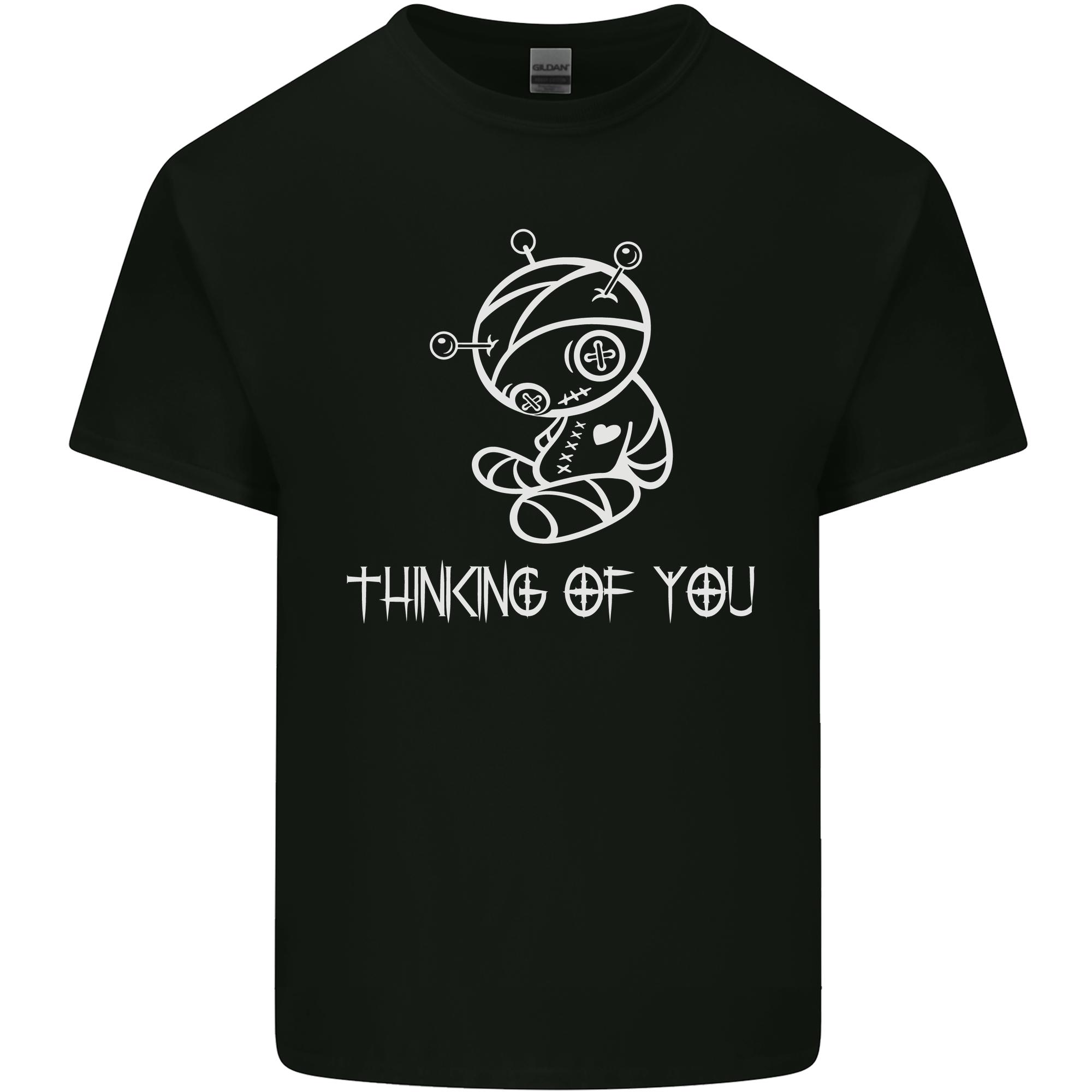 Thinking of You Voodoo Doll Goth Gothic Unisexs Light Cotton TShirt S