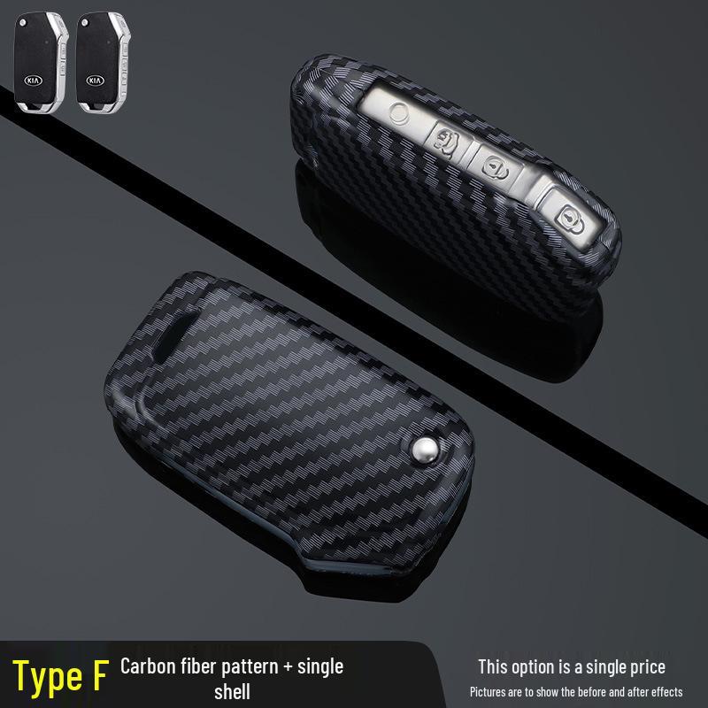 Key Cover for Kia K3, Sportage, K5, K2, Seltos, Niro, KX3, KX5 - Folding Car Shell & Buckle