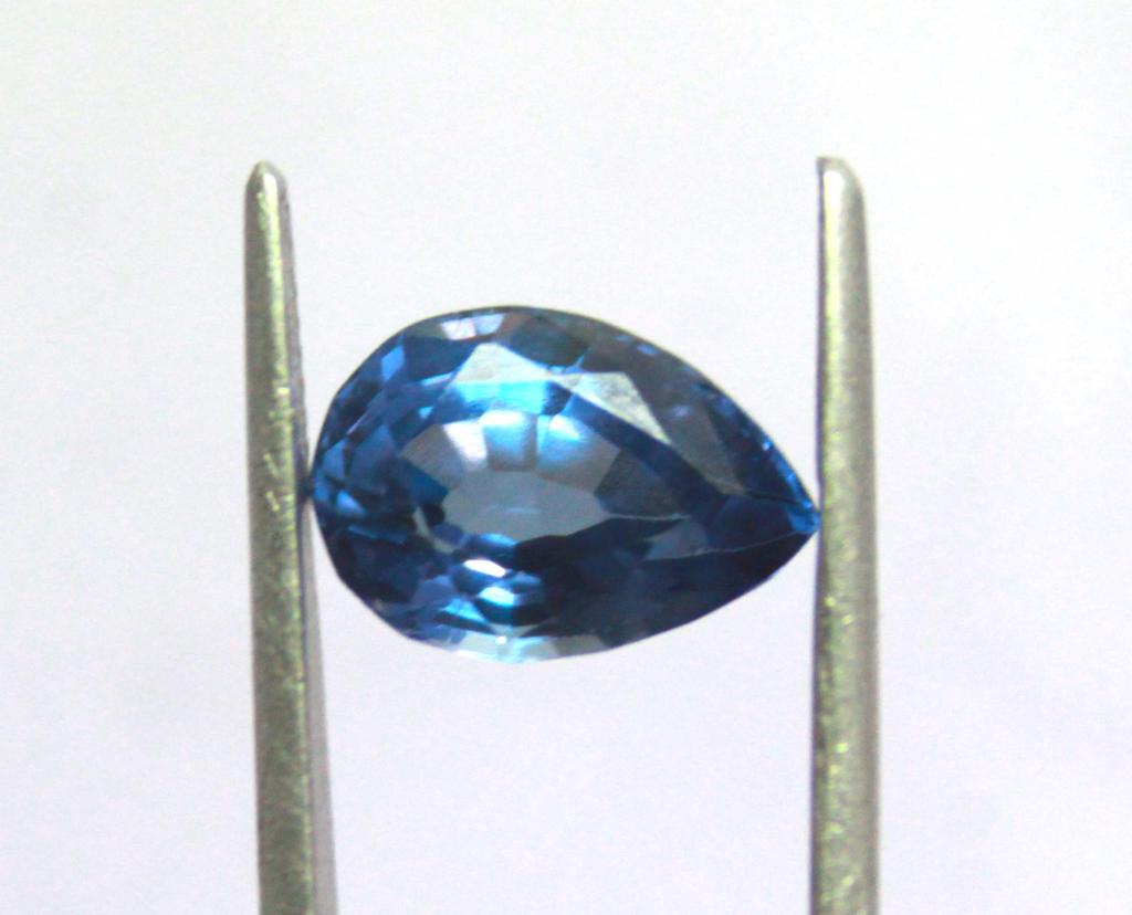 6.10 Carat Looking Nice Purple Alexandrite Pear Shape Russia Certified Gemstone SN549