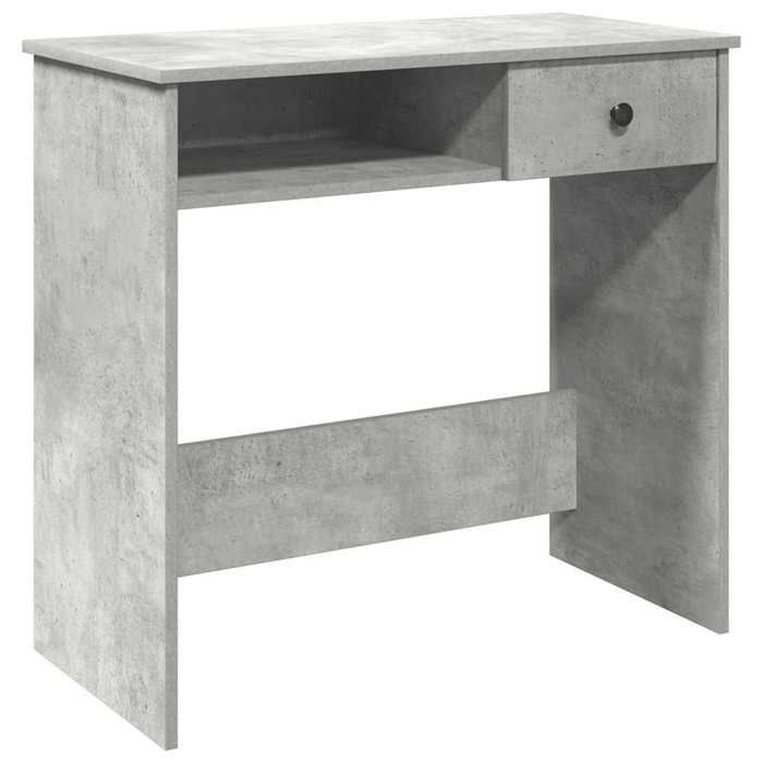 VidaXL Desk Concrete Grey 80x40x75 Cm Chipboard, Computer Desk, Standing Desk, Desk with Storage, Study Desk 860475