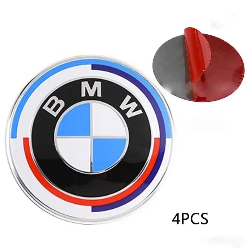 WW56/60/65/70mm Car Badge Wheel Center Cover Stickers Hub Caps Decal For BMW M Z4 M3 M5 M6 X3 E46 E90 E39 F10 F20 F30 G20 E60 X6