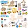 Montessori Busy Board Accessorie Wooden Toy Owl Submarine Shape Pairing Gear Educational Toy Early Education Trainig Toy Gift