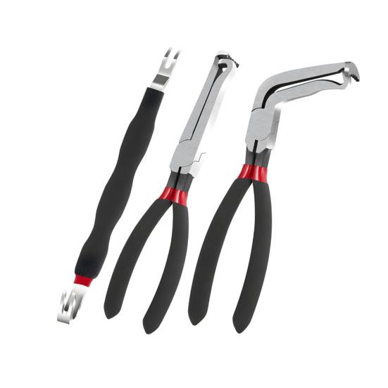 Electrical Disconnect Pliers with Ergonomic Handle Portable 60-Degree Bend Electrical Connector Disconnect Pliers Automotive Tools