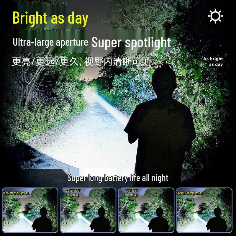 Lishi Emergency Rechargeable Handheld Searchlight