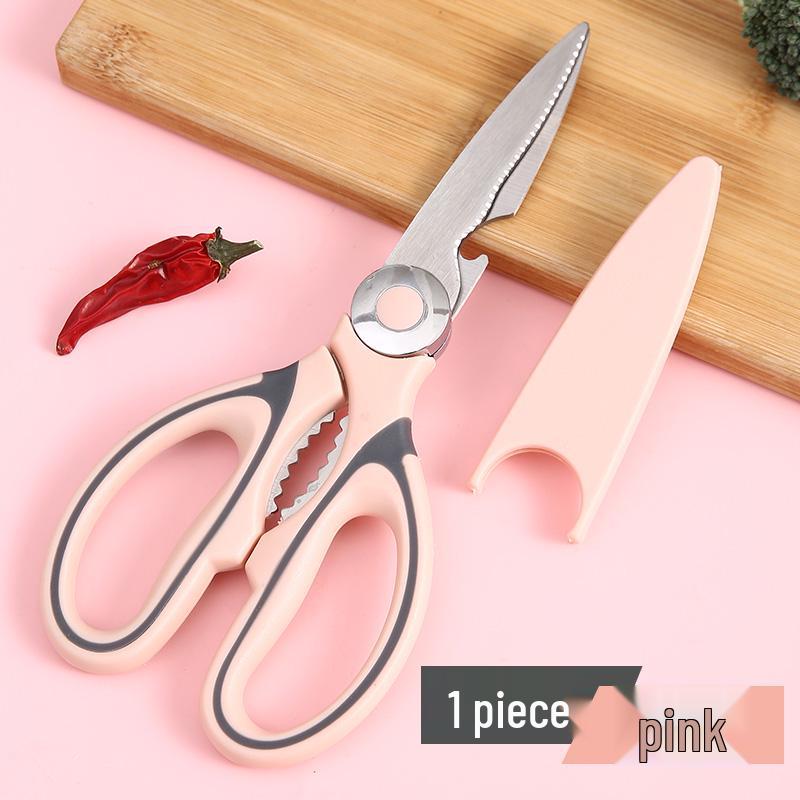 Multi-Functional Stainless Steel Kitchen Scissors for Cutting Meat, Chicken Bones & Nuts