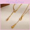 Style Snake Chain Necklace For Women With 18k Gold Plating And Stainless Steel Material