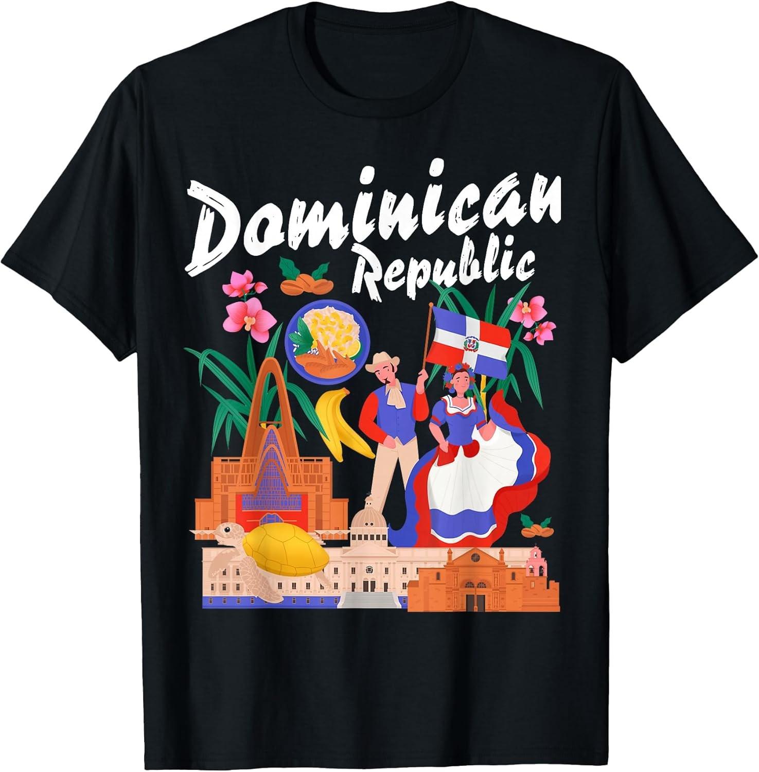 NEW LIMITED! Dominican Republic Funny Traditional Tee - MADE IN USA XL