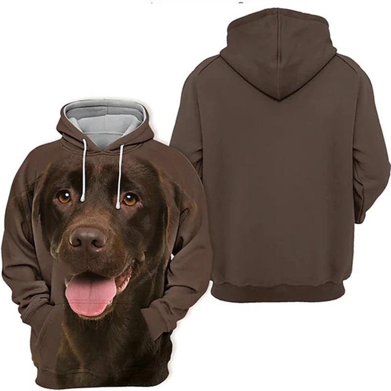 

Мужская и женская толстовка с длинными рукавами и 3D-принтом, свитшот, пуловер, пальто, топ, смешные животные, собаки, мода 6XL