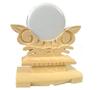 1.5-inch Shinto Mirror Stand with Metal Mirror, 8.5cm High, 4.5cm Diameter Mirror, Perfect for Shinto Altars and Shrines...